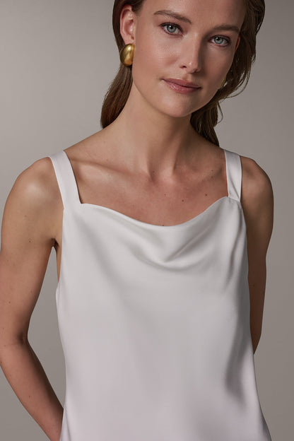 SATIN BLOUSE - Cream
