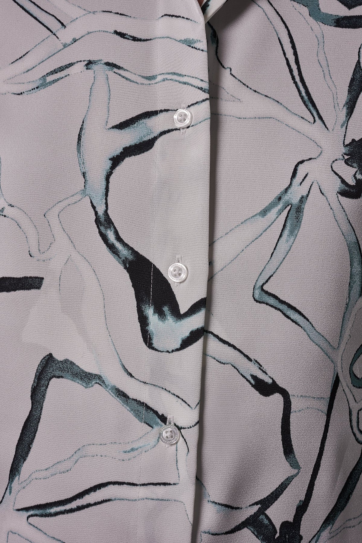 PRINTED BLOUSE - Aquamint Multi