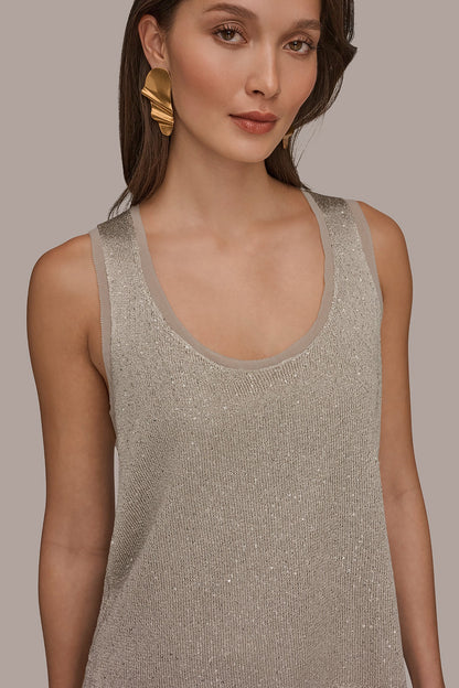 SEQUIN SHELL - Tuscan Grey