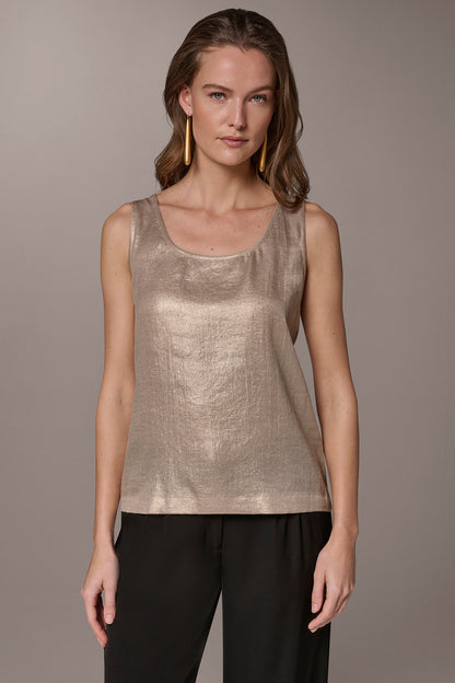 SATIN CAMISOLE - Light Tuscan Grey Multi