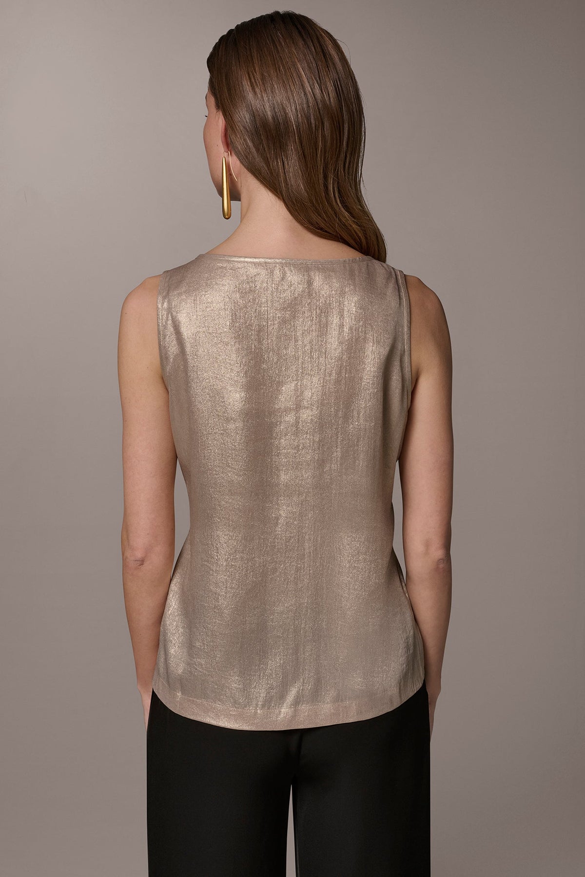 SATIN CAMISOLE - Light Tuscan Grey Multi