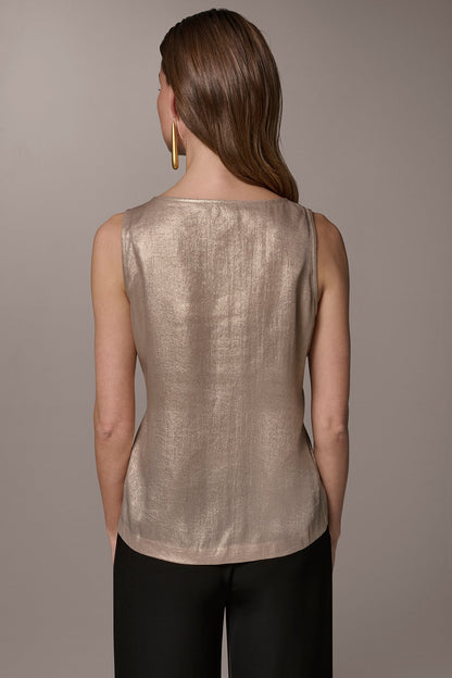 SATIN CAMISOLE - Light Tuscan Grey Multi