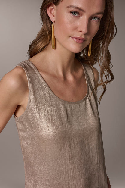 SATIN CAMISOLE - Light Tuscan Grey Multi