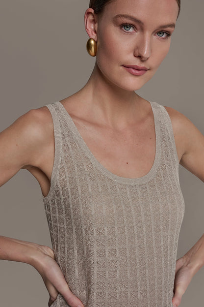 GRID STITCH SHELL - Tuscan Grey