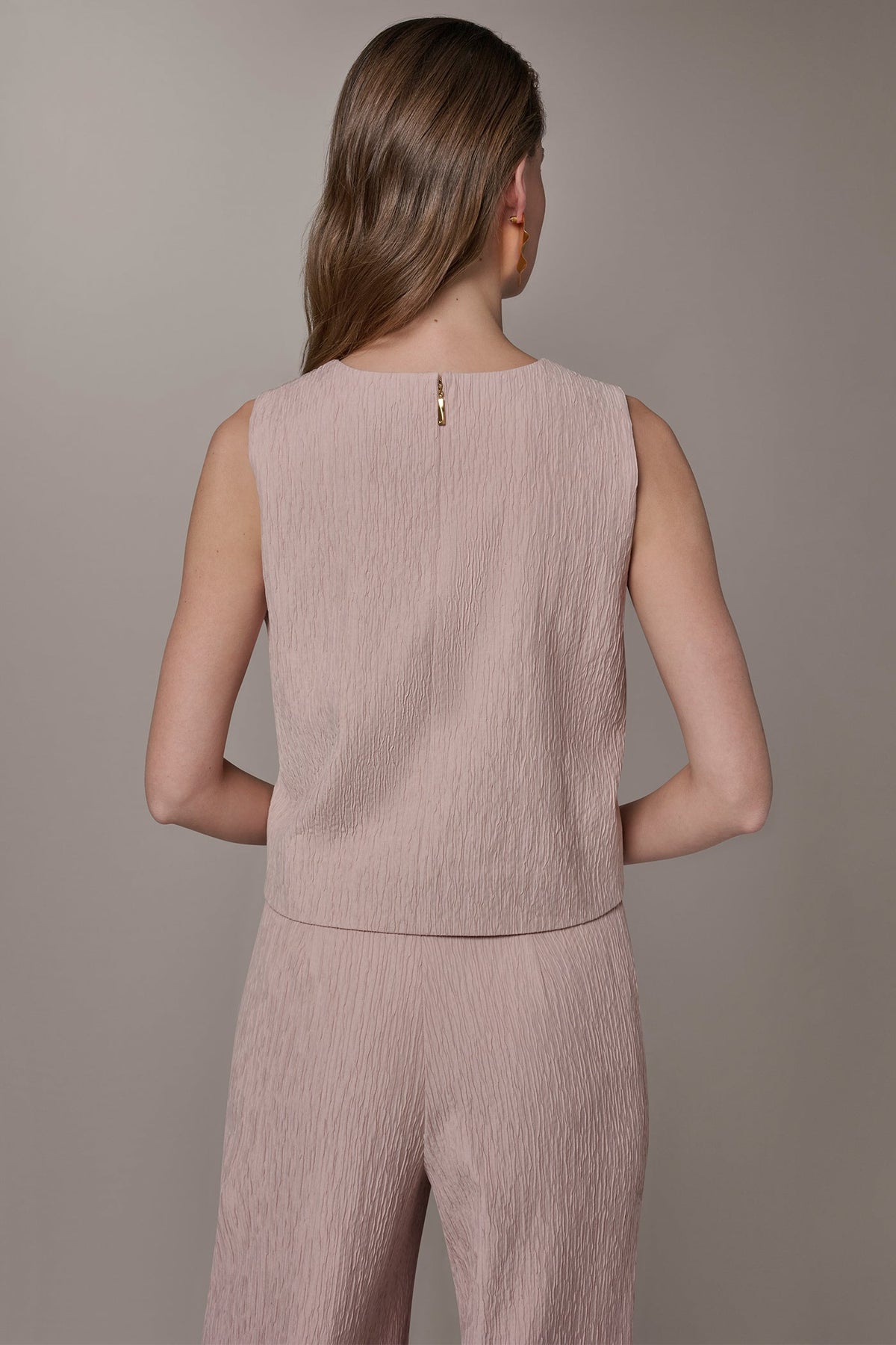 CROPPED BLOUSE - Snow Petal