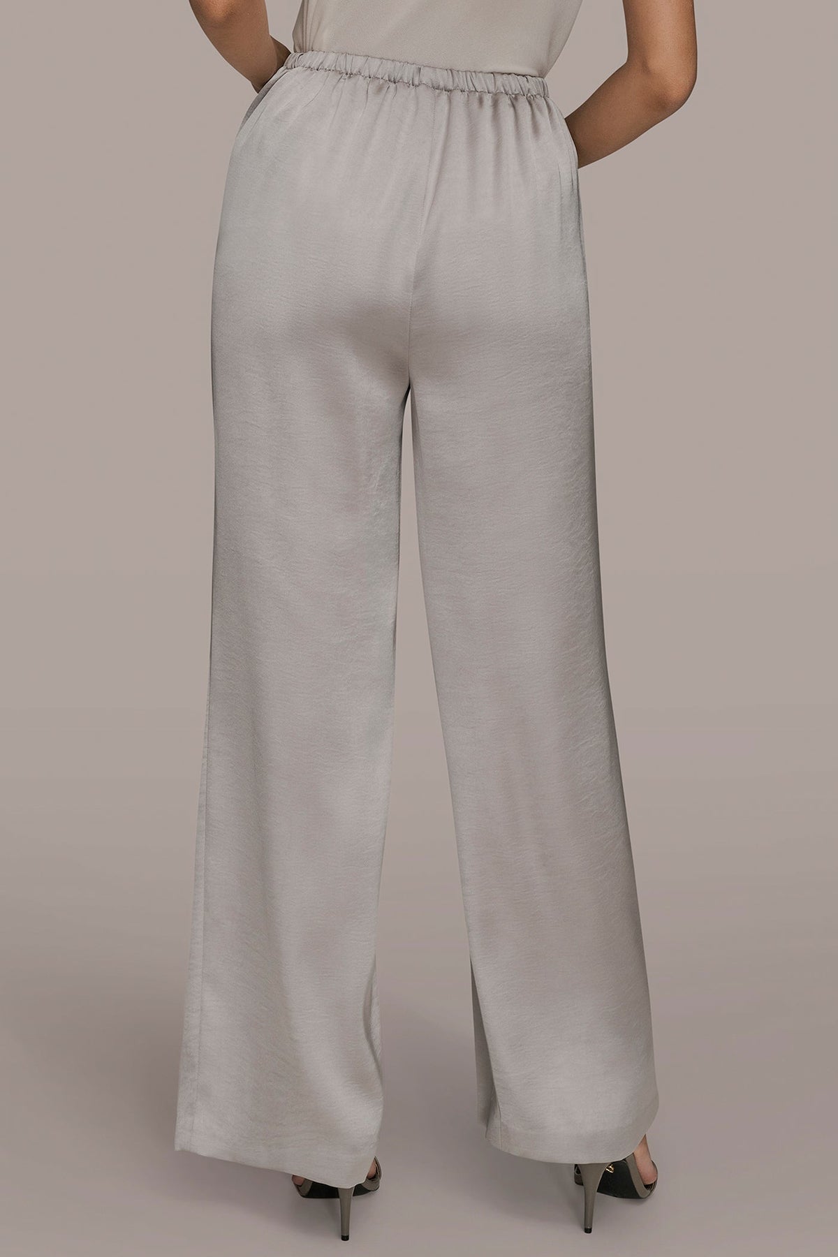 EXTRA HIGH-RISE SATIN PULL-ON PANT - VAPOR