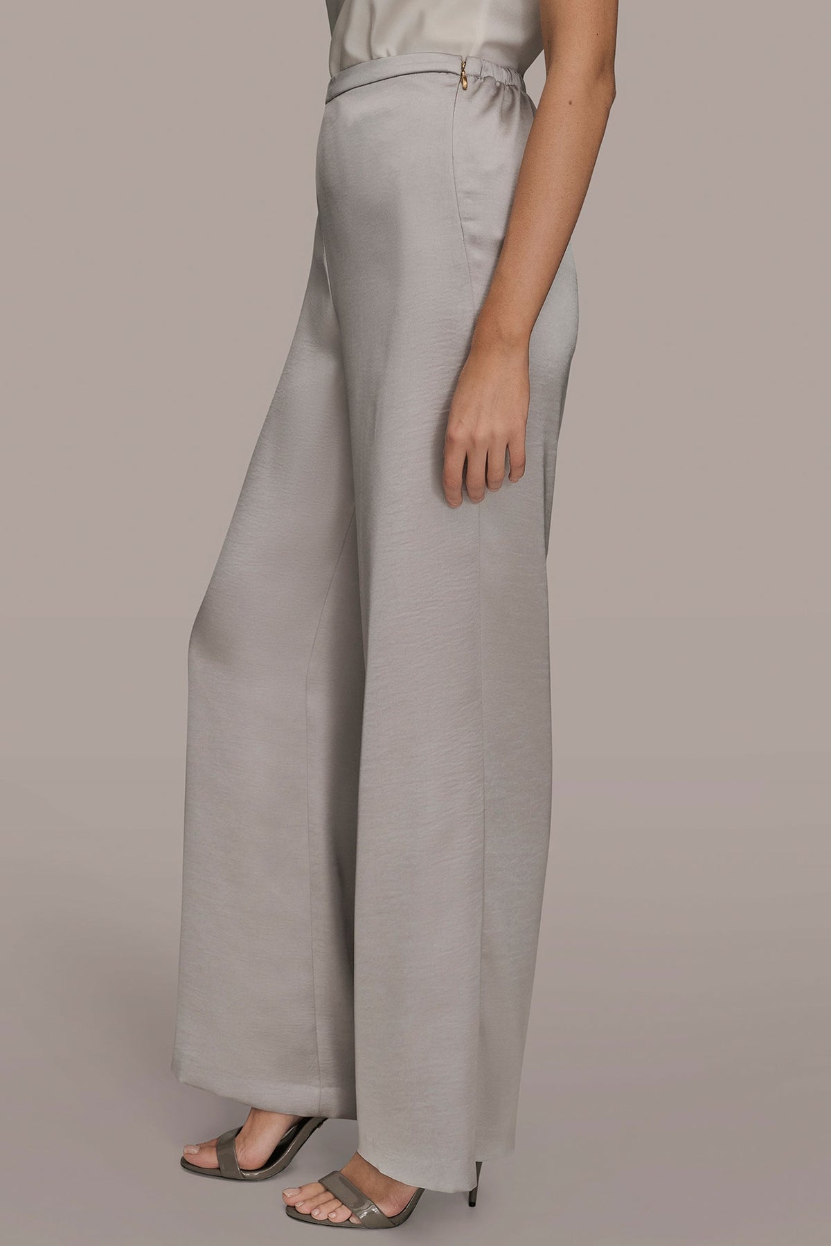 EXTRA HIGH-RISE SATIN PULL-ON PANT - VAPOR