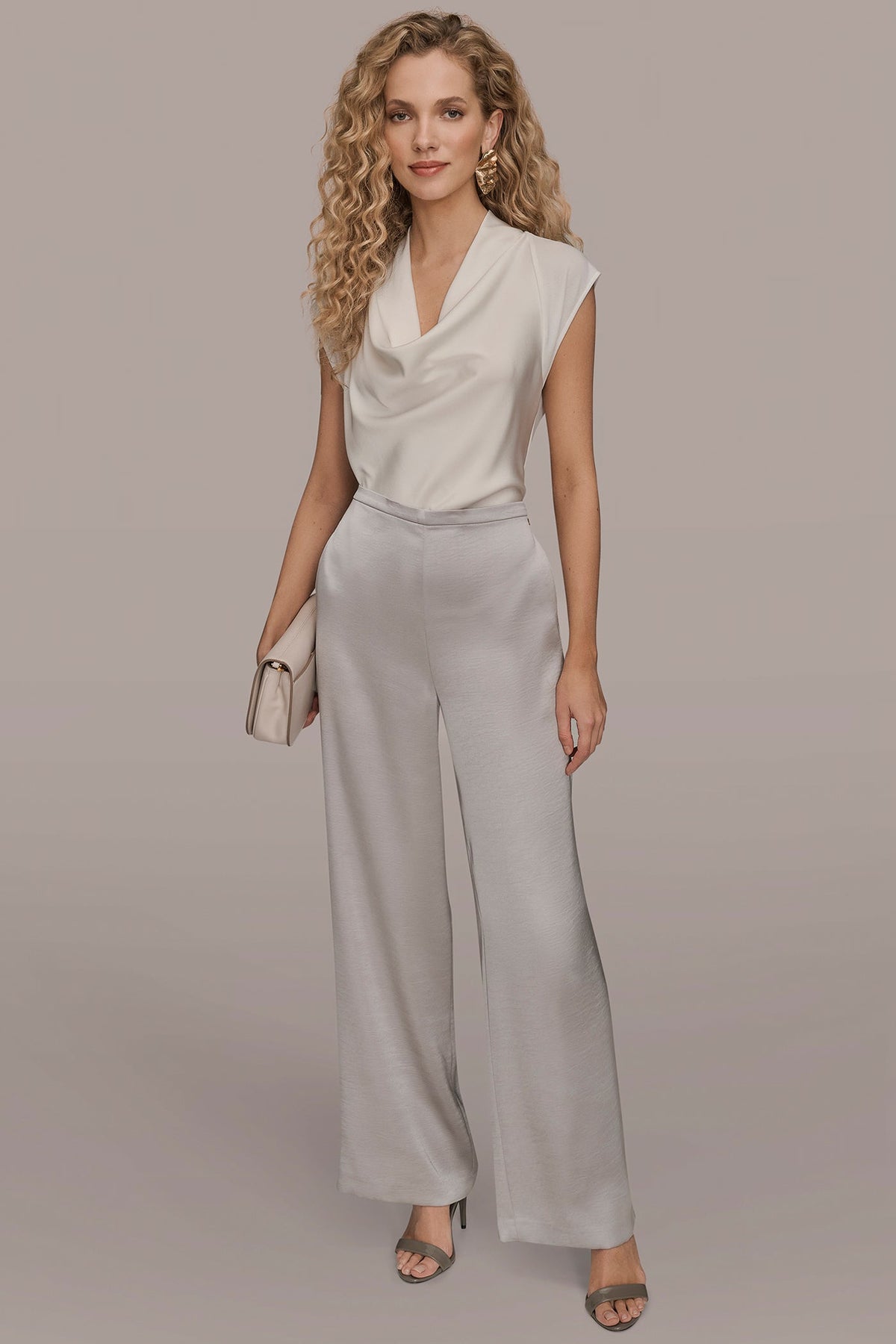 EXTRA HIGH-RISE SATIN PULL-ON PANT - VAPOR