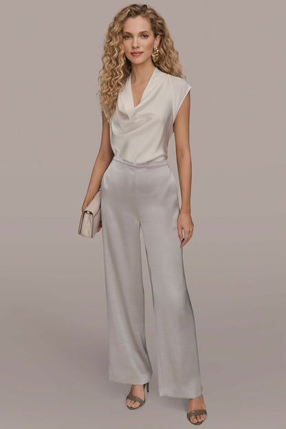 EXTRA HIGH-RISE SATIN PULL-ON PANT - VAPOR