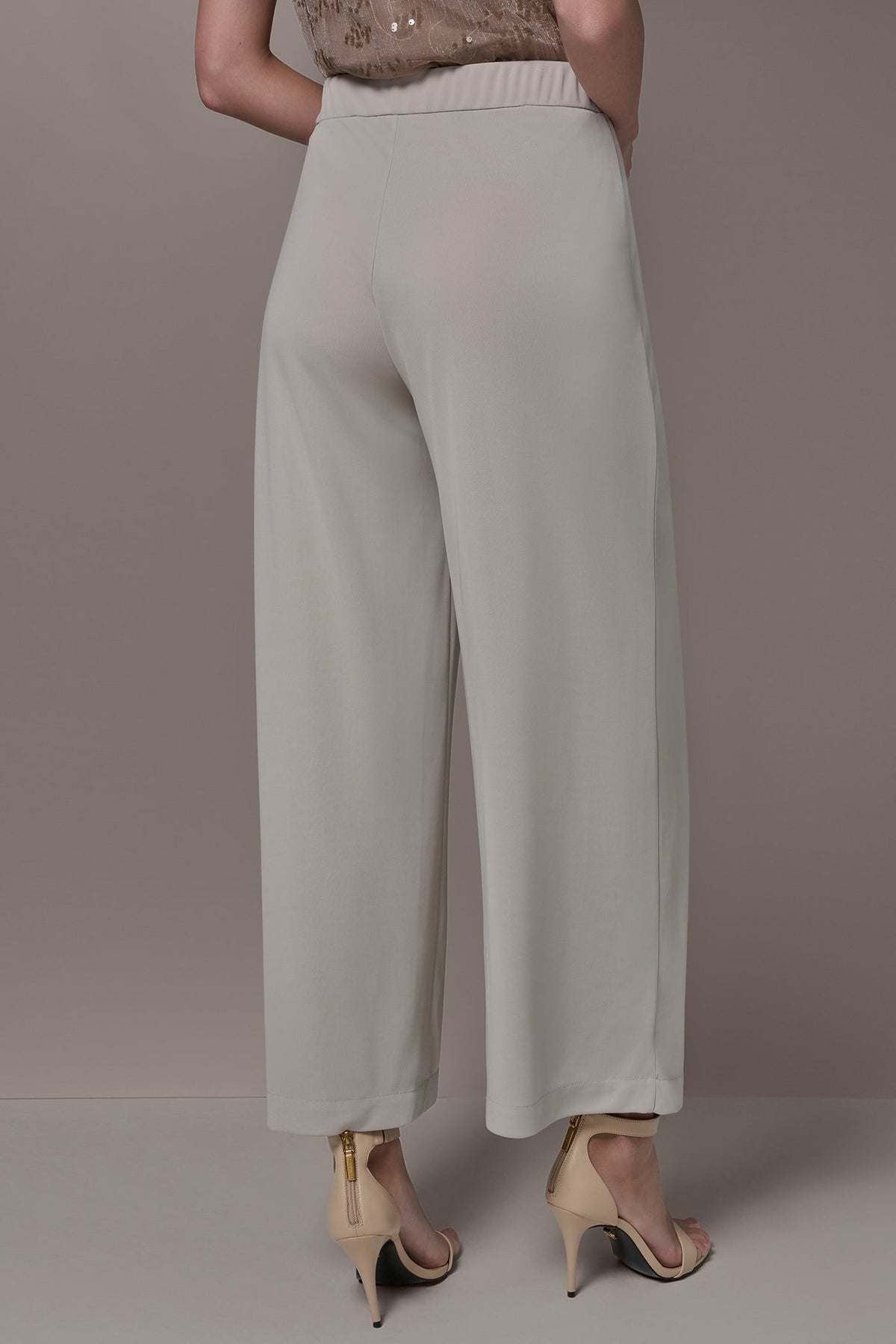 EXTRA HIGH-RISE WRAP OVERLAY RELAXED PANT - Tuscan Grey